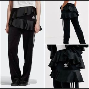 Adidas x sz S J KOO track  ruffle pants